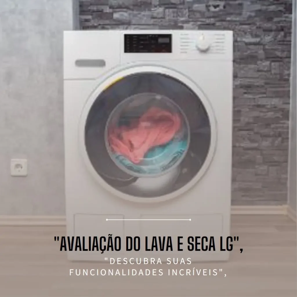 Lava e Seca LG VC4 14kg com Inteligência Artificial AI DD