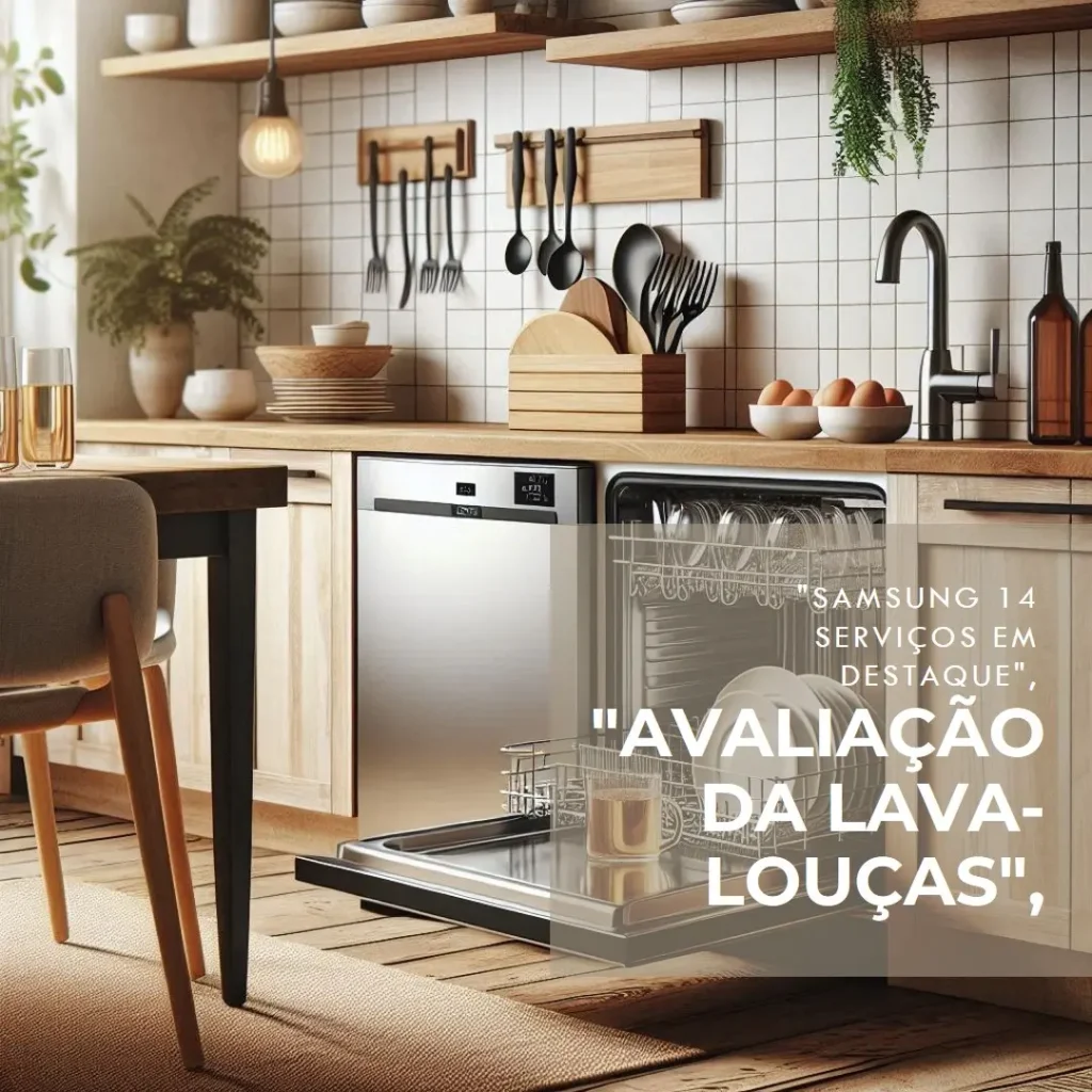Lava-Louças Samsung Inox Preta 14 Serviços 110V: Eficiência e Estilo para Sua Cozinha