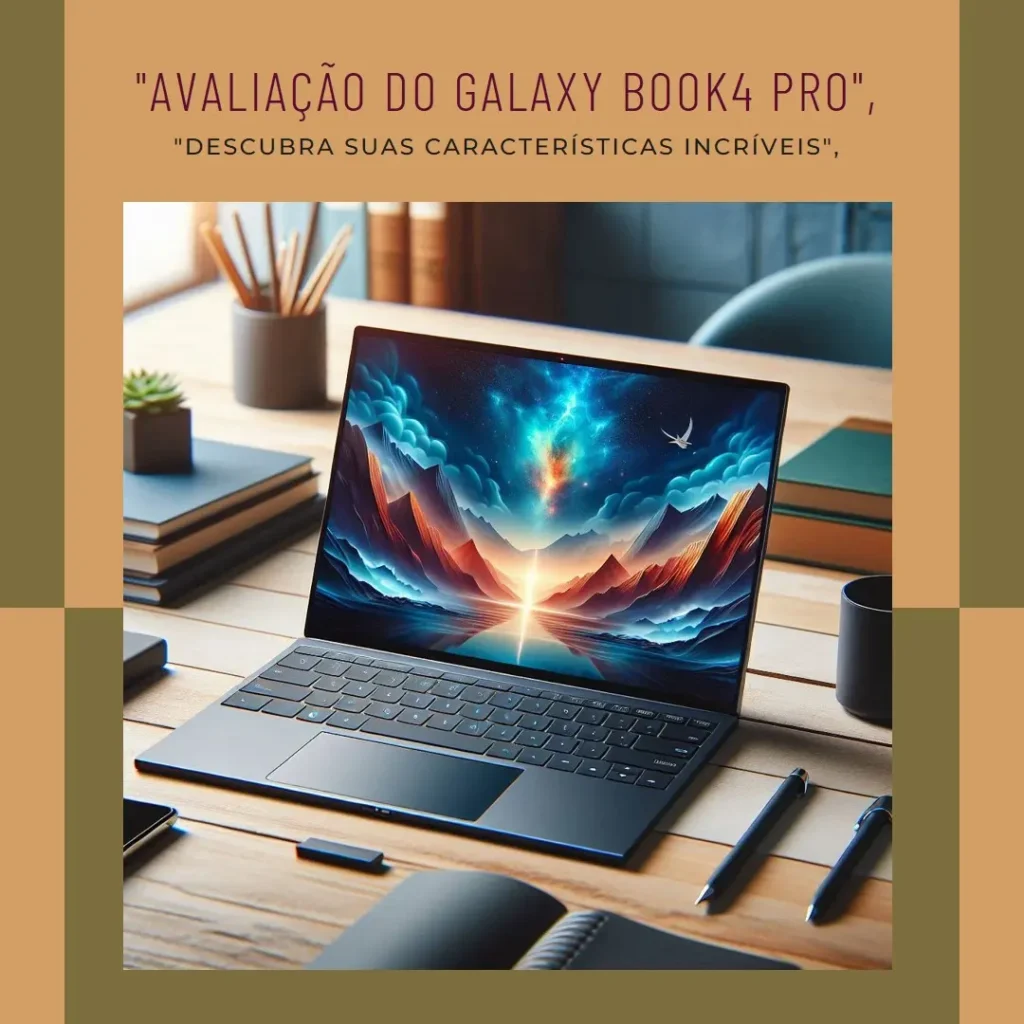 Notebook Samsung Galaxy Book4 Pro com Tela Touch e Desempenho Potente