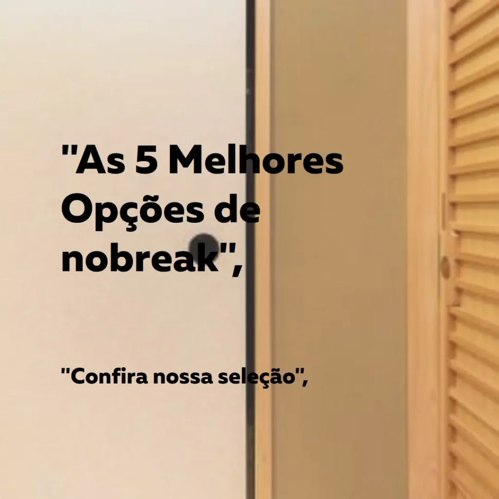 As 5 Melhores Opções de nobreak bivolt 1200va
