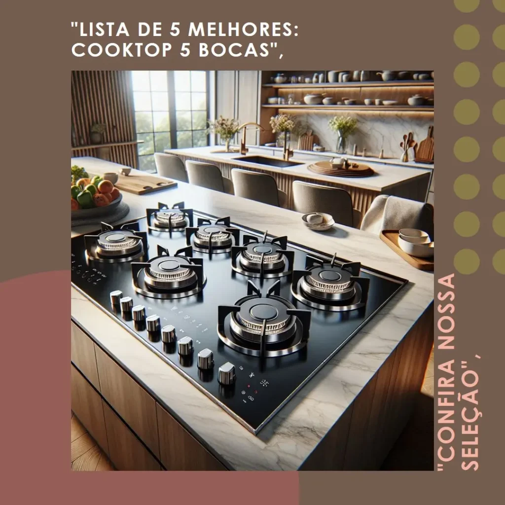 Lista de 5 Melhores: cooktop 5 bocas mondial