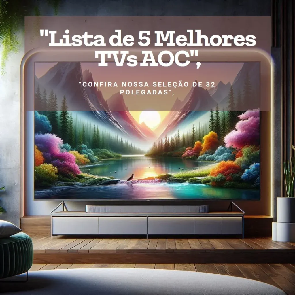 Lista de 5 Melhores: smart TV 32 polegadas AOC Roku