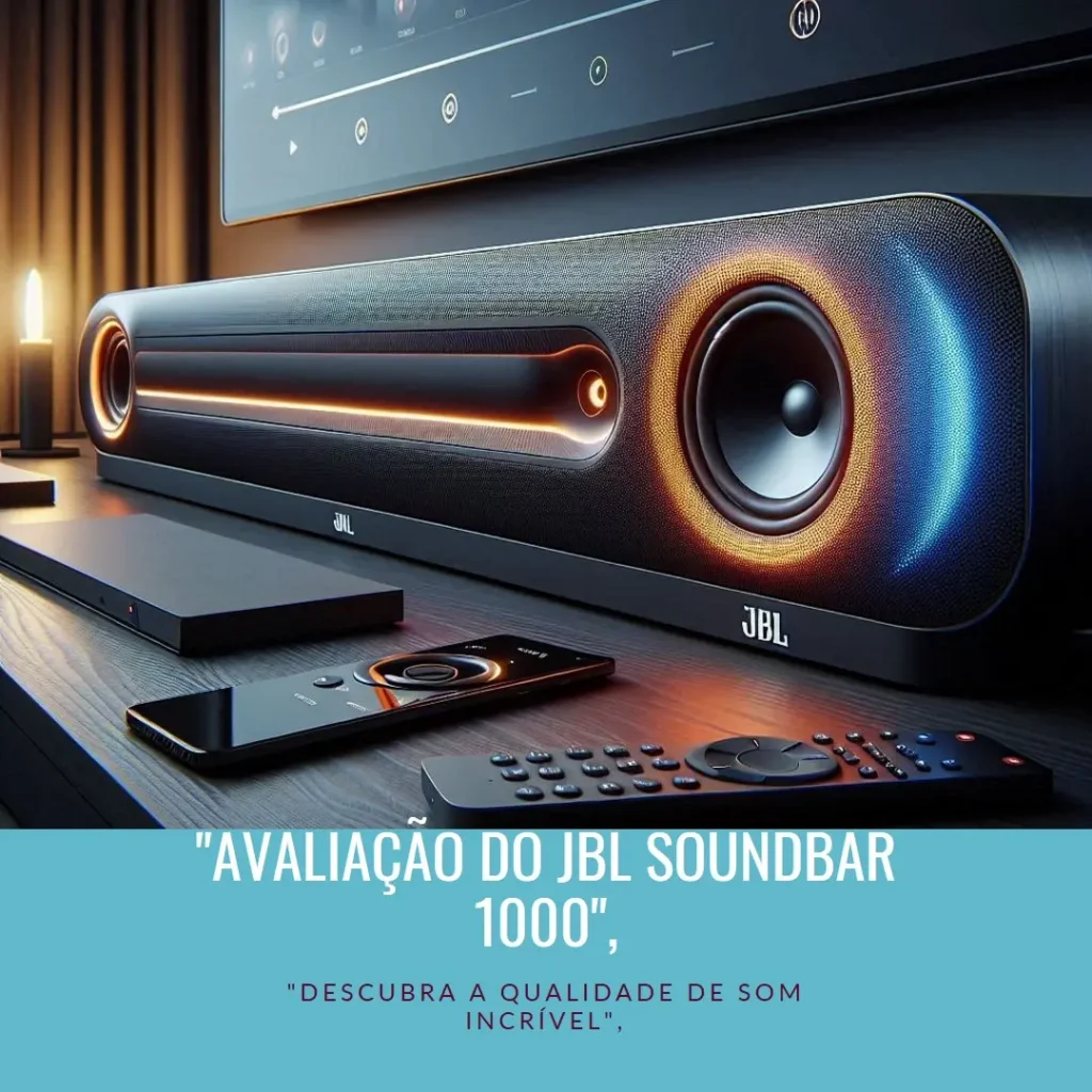 JBL Bar 1000: Soundbar 7.1.4 com 440W de Potência