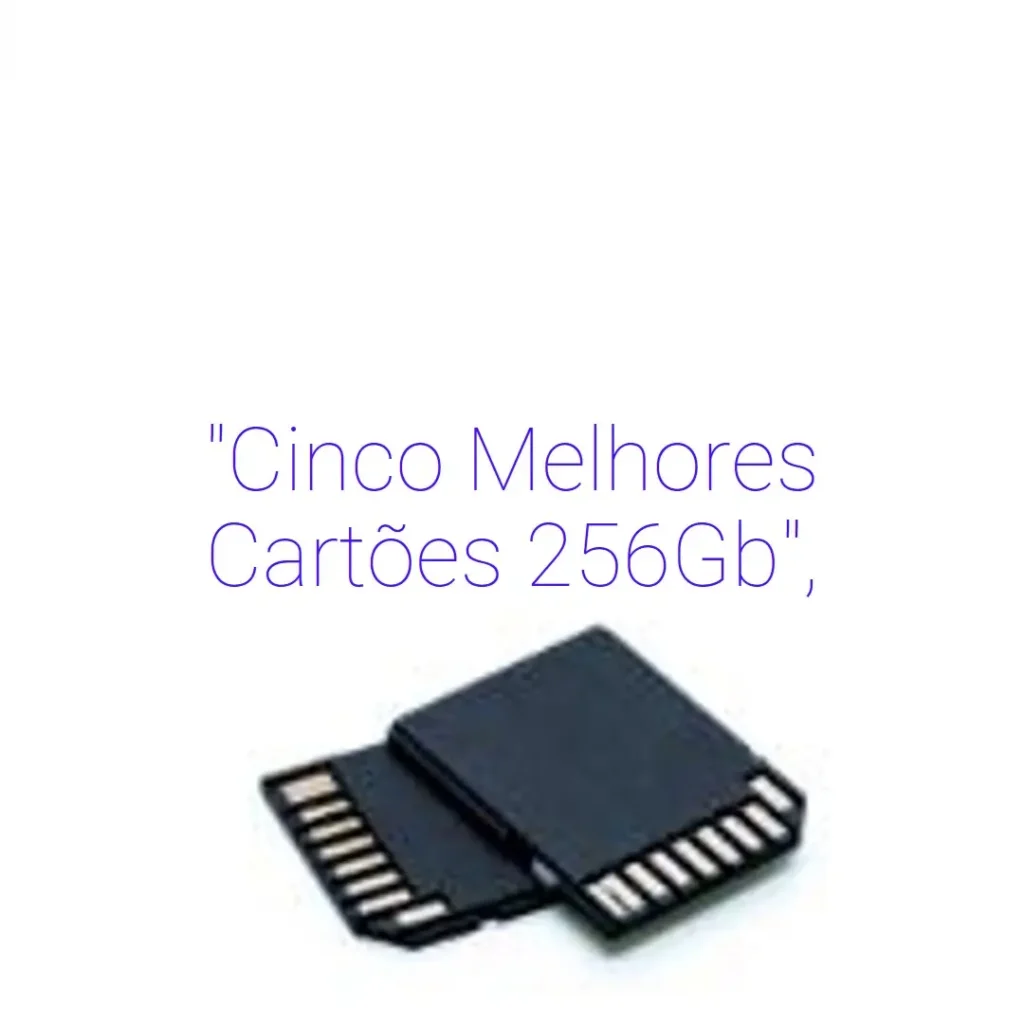 Cinco Melhores Modelos de Cartão De Memoria 256Gb