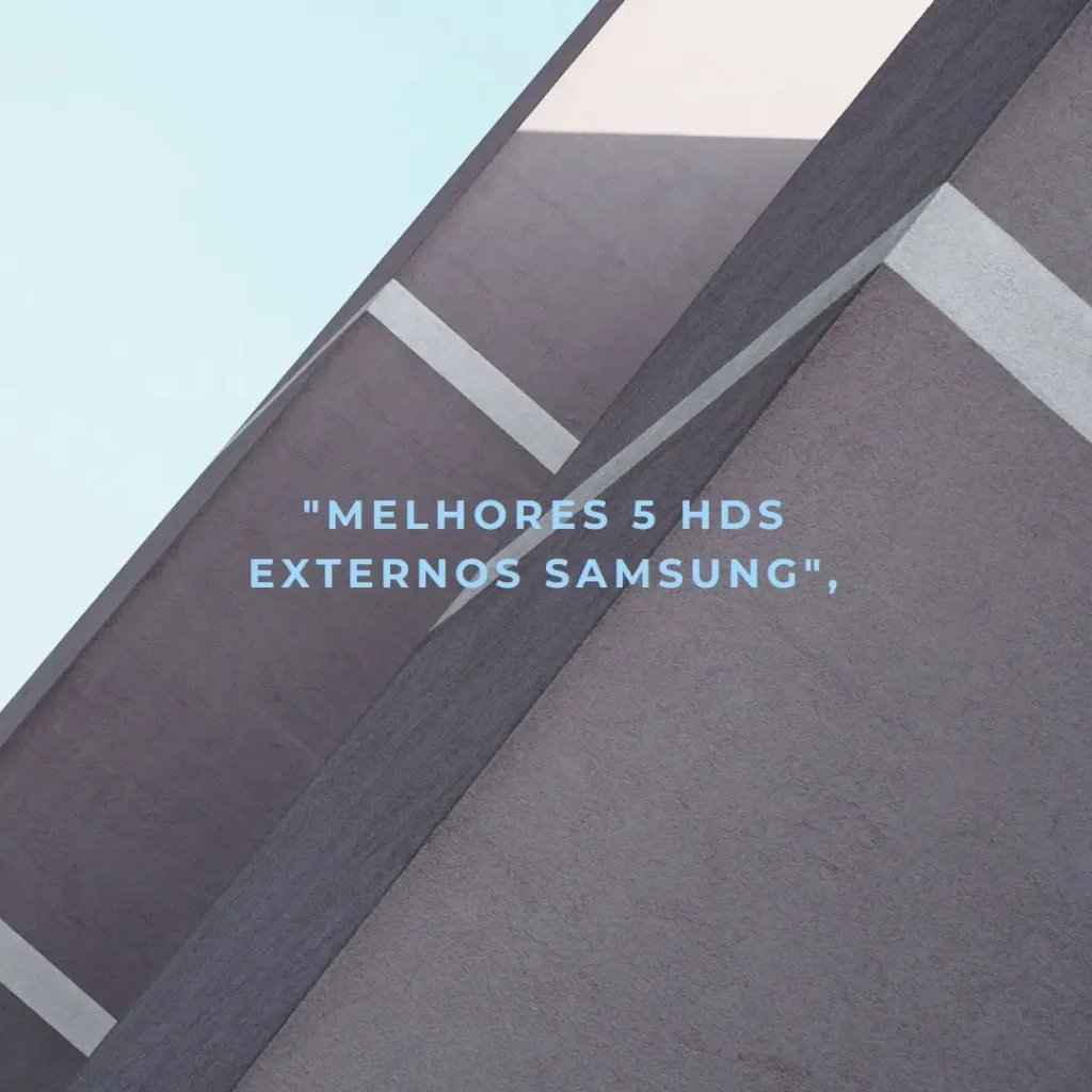 Melhores 5 HD 500gb externo Samsung
