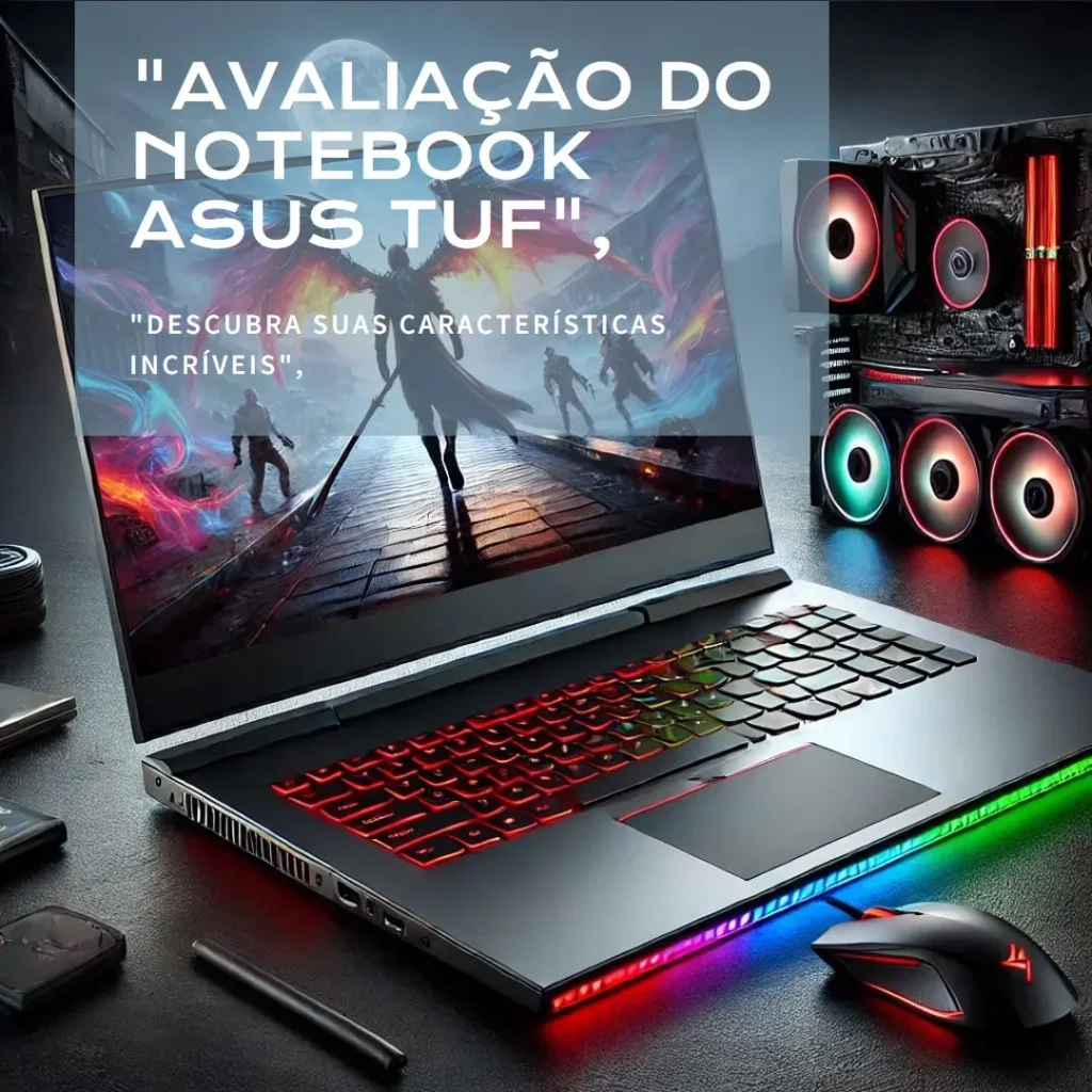Notebook ASUS TUF Gaming F15 com Desempenho de Alta Performance