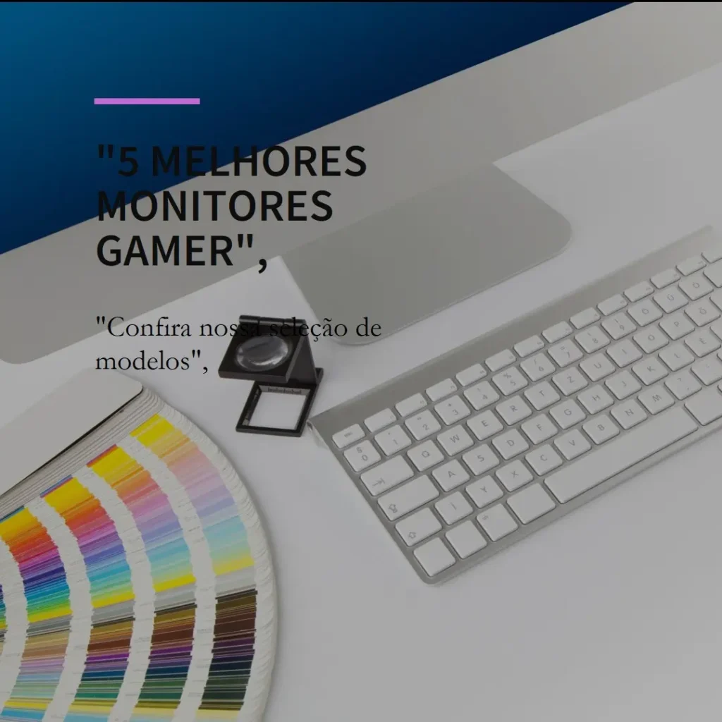 5 Melhores Modelos de monitor gamer ips