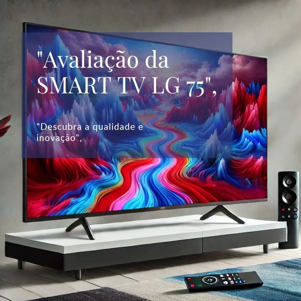 SMART TV LG 75 4K UHD com Tecnologia de Ponta