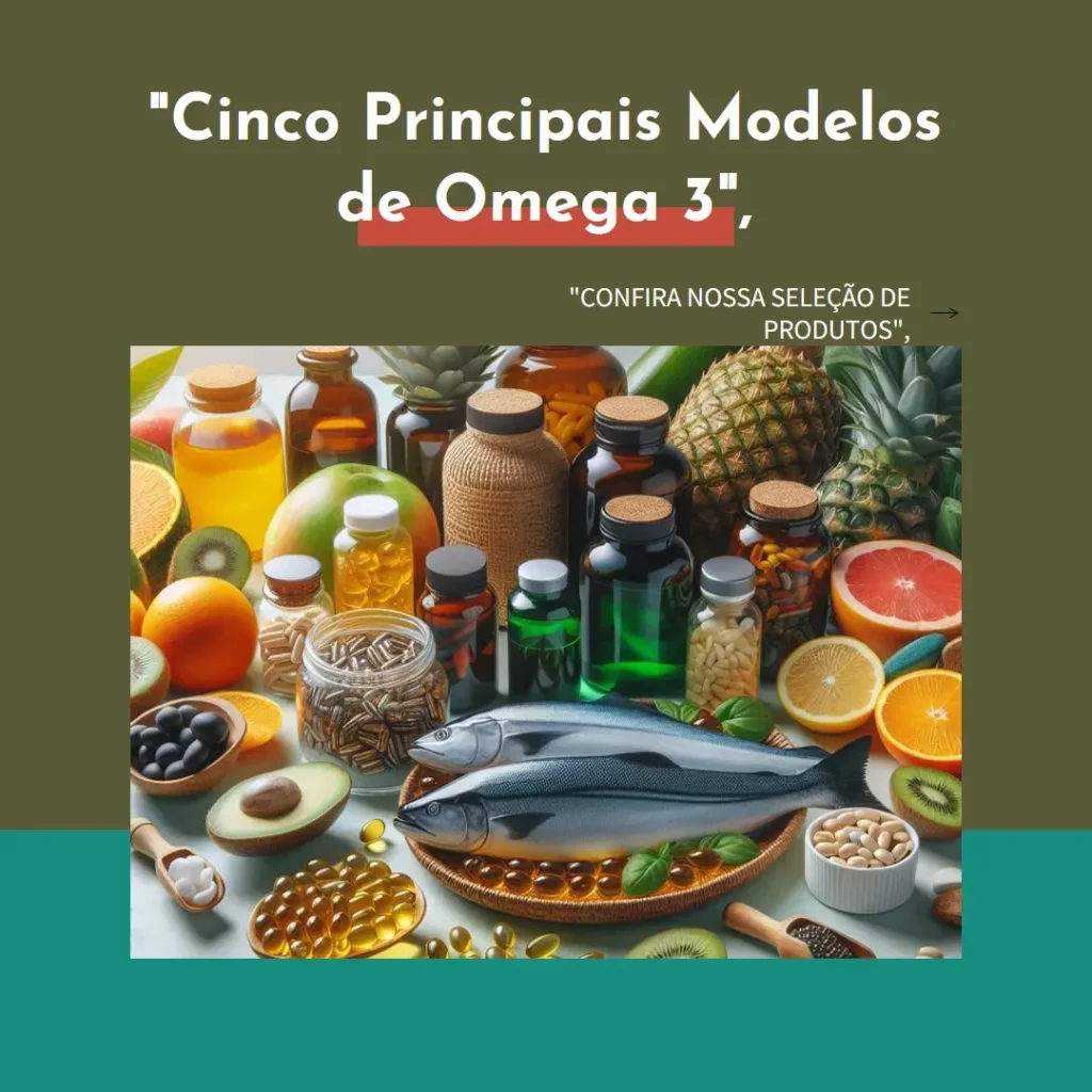 Cinco Principais Modelos de 1000 mg Omega 3