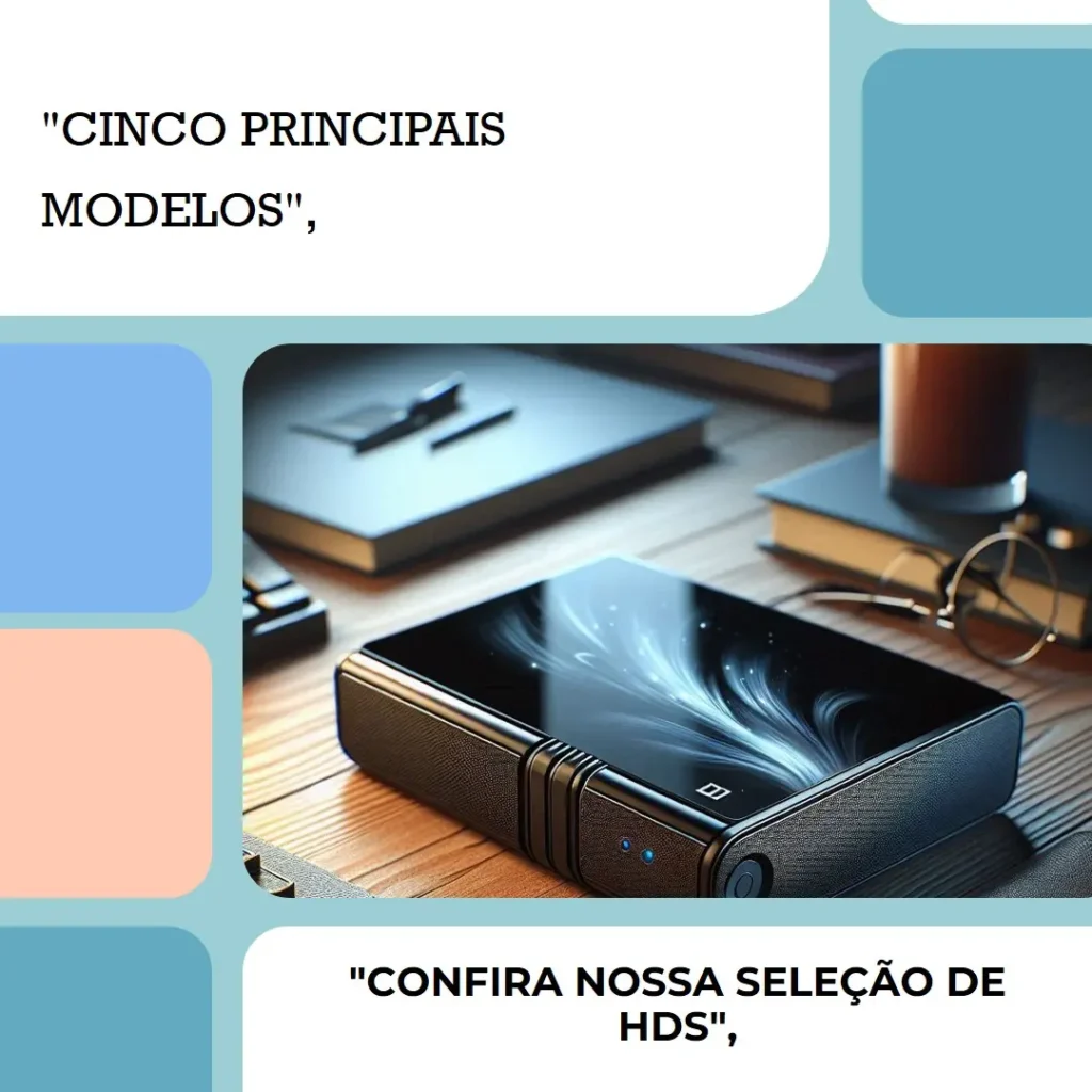 Cinco Principais Modelos de 1 tera HD externo