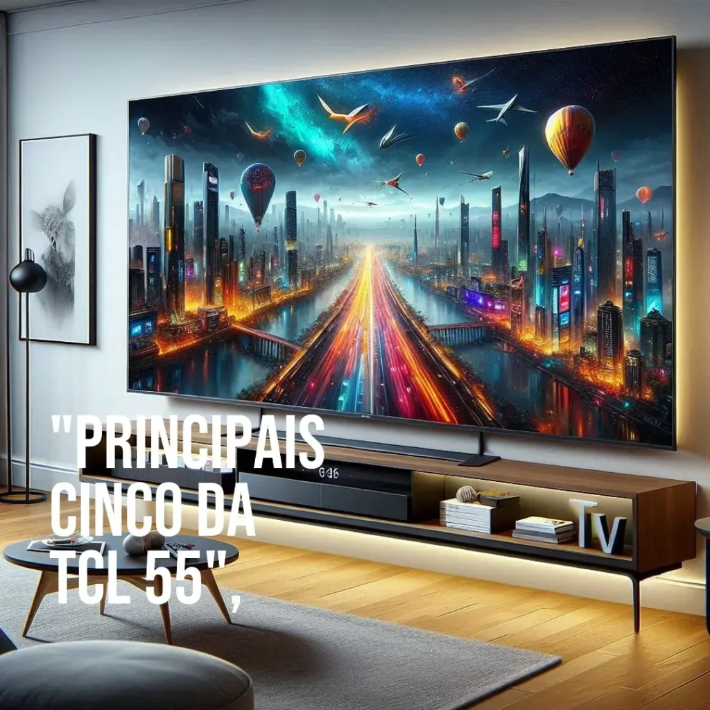 Principais Cinco TV TCL 55
