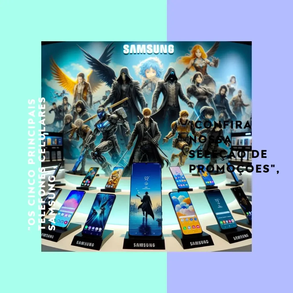 Top Cinco celular Samsung na promoção