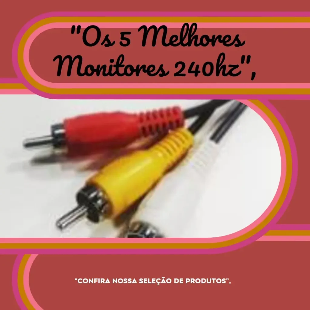 Os 5 Melhores Modelos de monitor 240hz 0.5 ms