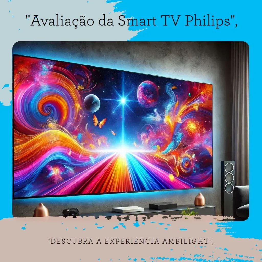 Smart TV Philips Ambilight 65" 4K com Google TV e Dolby Vision