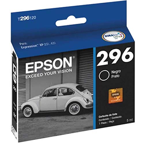 Cartucho de Tinta Epson 296 Preto - T296120 para XP-231 / XP-241 / XP-431 / XP-441