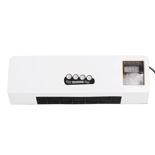 Condicionador de Ar Montado na Parede, Mini Móvel Portátil da Máquina do Calefator de Ar Montado na Parede para o Quarto (Plugue UE 220 V)