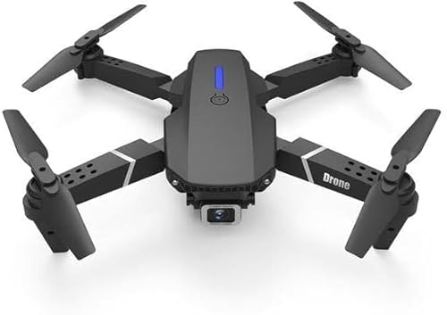 Drone E88 Pro 4K Quadcopter Com Câmera de Alta Definição Wifi Fpv Dobrável 2.4G 6 Eixos (Dual cam (2 câmeras))