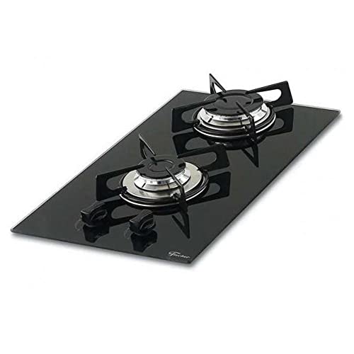 FISCHER COOKTOP À GÁS 2 BOCAS MESA VIDRO PRETO BIVOLT - 7726-11474