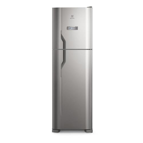 Geladeira Electrolux Frost Free 400L Efficient Turbo Freezer Duplex Inox Look (DFX44) 127 V