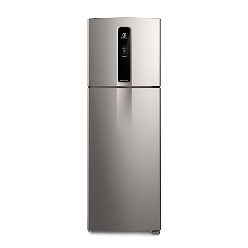 Geladeira Electrolux Frost Free Duplex Efficient com AutoSense cor Inox Look 390L (IF43S) 127V