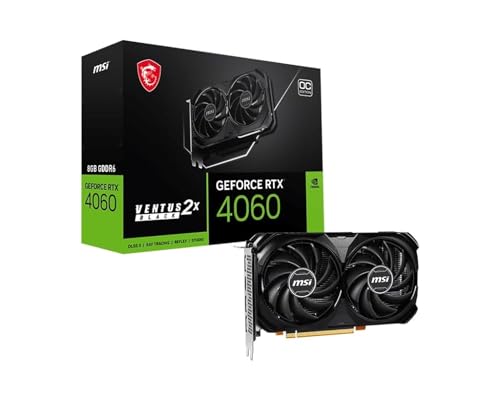 Placa de Vídeo MSI NVIDIA GeForce - Ventus, 2x, RTX 4060, 8GB, DDR6, 128 Bits