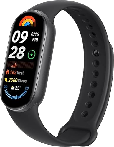 Relógio Mi Band 9 smart-band 9 (GLOBAL) Pulseira, Tela AMOLED 1,62, Relógio inteligente, Fitness, Pulseira Impermeável, NFC, 150 Modos Esportivos (PRETO)