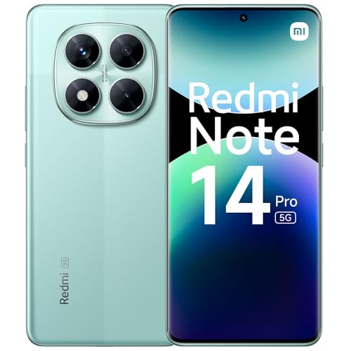 Smartphone Xiaomi Redmi Note 14 Pro 5G Coral Green (Verde) 8GB RAM 256GB ROM NFC