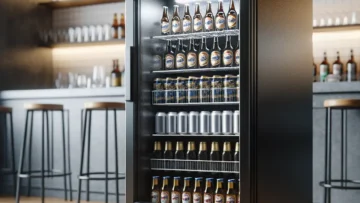 Cervejeira Metalfrio All Black 287 Litros Vn28rh 220v: Expositor Vertical Ideal para Comércios