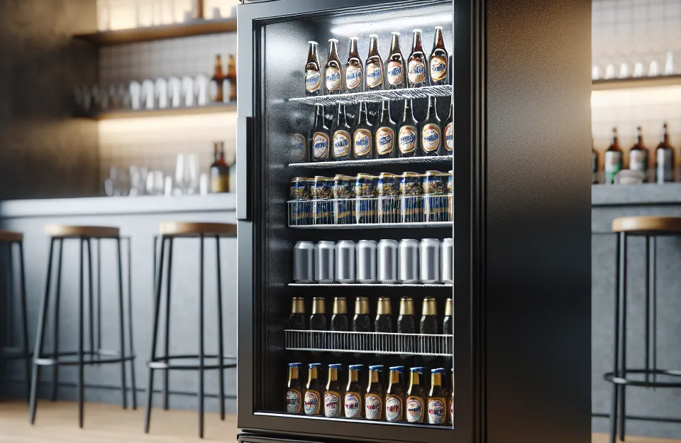 Cervejeira Metalfrio All Black 287 Litros Vn28rh 220v: Expositor Vertical Ideal para Comércios