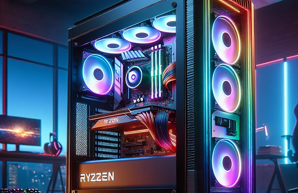PC GAMER RYZEN 5 8600G: DESEMPENHO IMPRESSIONANTE PARA JOGOS E MULTITAREFA