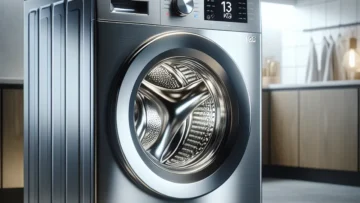 Lava e Seca Hisense 13kg Steam Titanium com 13 Programas de Lavagem