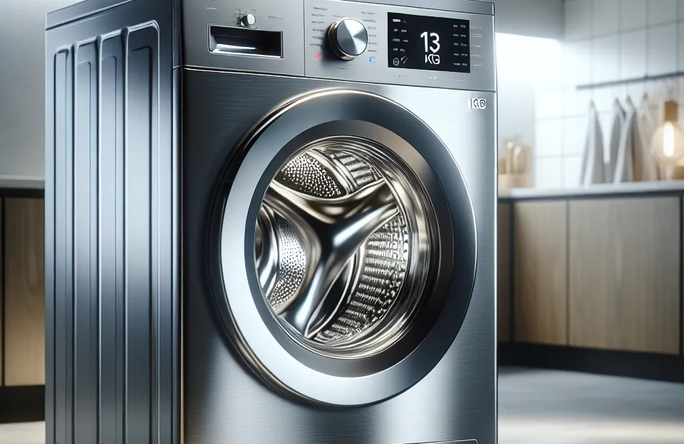 Lava e Seca Hisense 13kg Steam Titanium com 13 Programas de Lavagem
