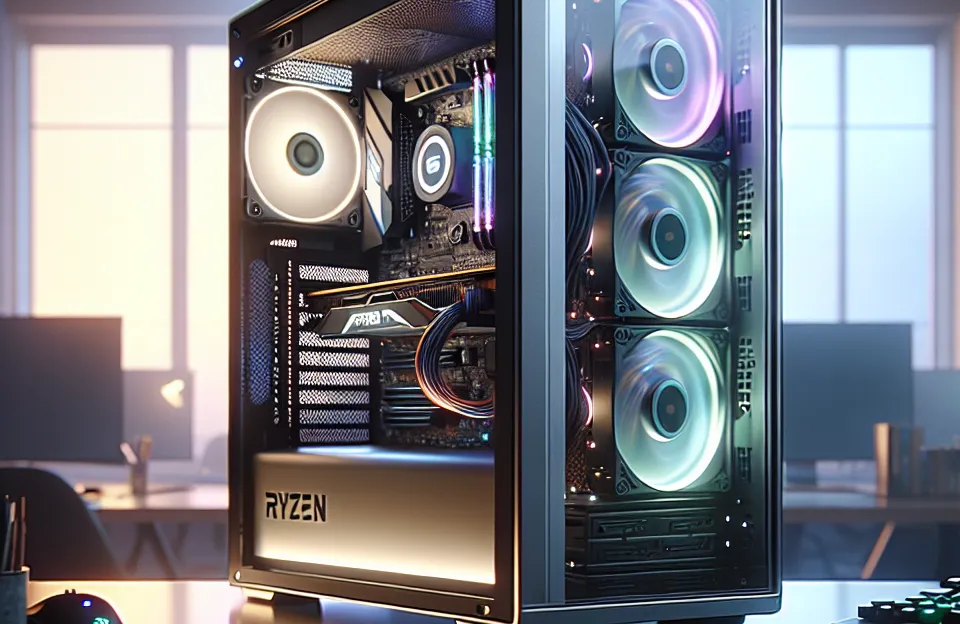 Monte seu PC: Ryzen 5 8500G, RX 7600, 16GB, 480GB SSD