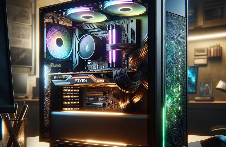 Monte seu PC: AMD Ryzen 5 8500G, RTX 3060, 16GB DDR5, 512GB SSD