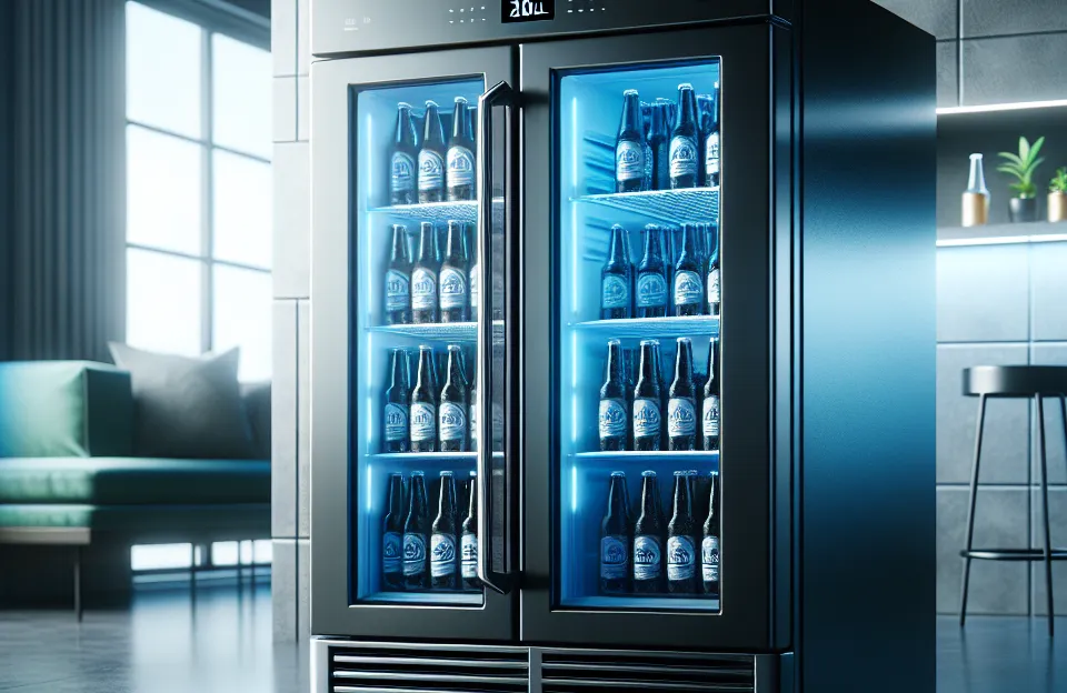 Cervejeira Venax Blue Light 200 Litros Preto Fosco 110V: Design e Eficiência para Sua Casa