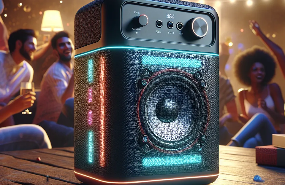 Caixa de Som Bluetooth JBL Partybox Stage 320: Som Potente e Conectividade Sem Fios