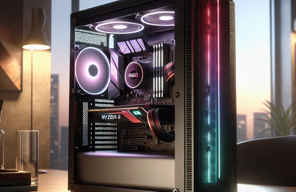 PC Gamer AMD Ryzen 5 5600G: Desempenho Poderoso com Radeon Vega 7 e SSD de 480GB