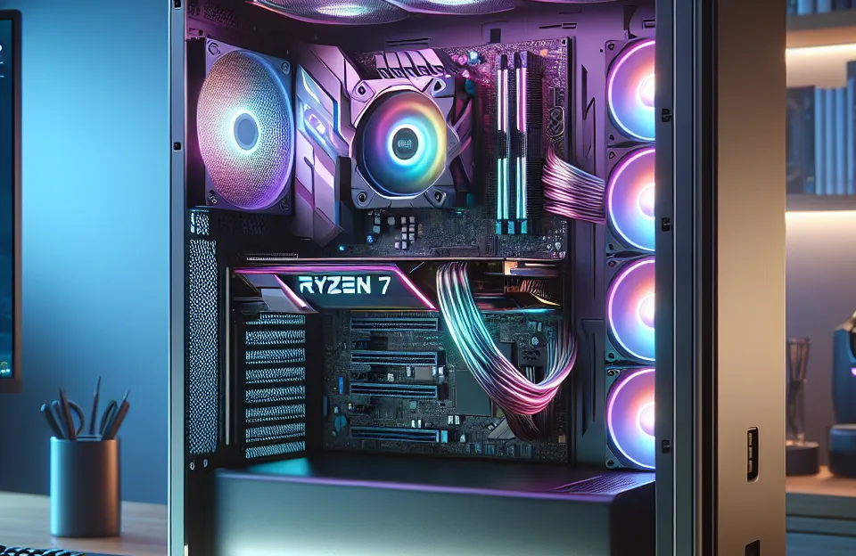 Monte seu PC: Ryzen 7 9700X, RX 7800 XT, 32GB, 2TB SSD