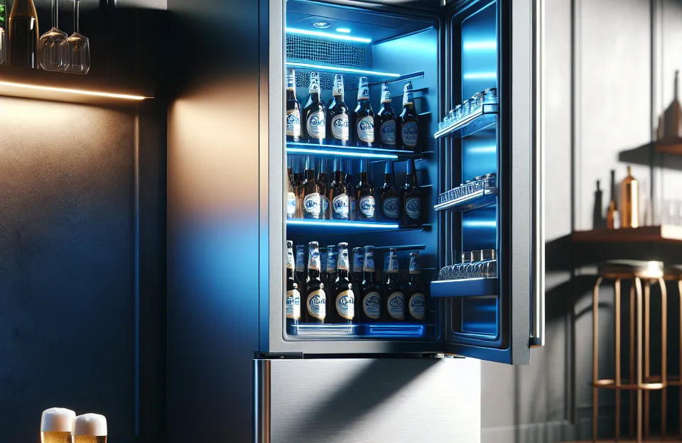 Cervejeira Venax Blue Light 100L Porta Invertida