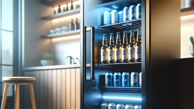 Cervejeira Blue Light 100L Preto 220V Porta de Vidro Venax: Eficiência e Estilo