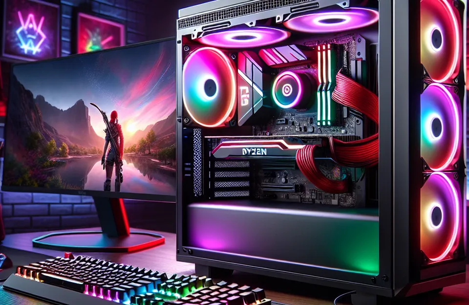 PC Gamer AMD Ryzen 5 5600G, Radeon™ Graphics Vega 7, 16GB RAM, NVMe 500GB, Gabinete RGB 2 Fans