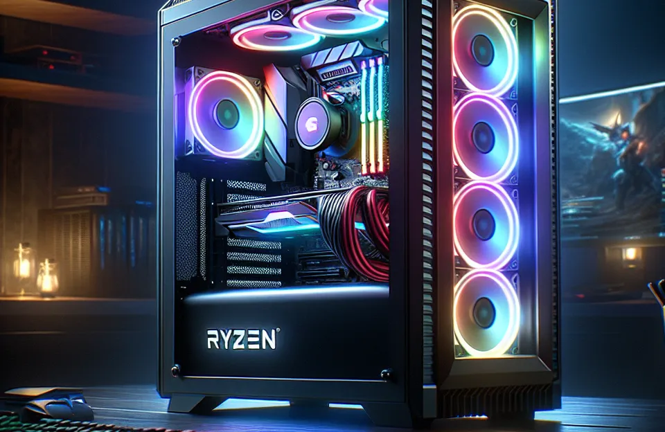 PC Gamer Líder Ryzen 5 4600G: Desempenho, Design e Potência para Gamers