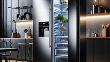 Geladeira Frost Free Duplex 463L Slim Black Inox Midea: Eficiência e Design Moderno
