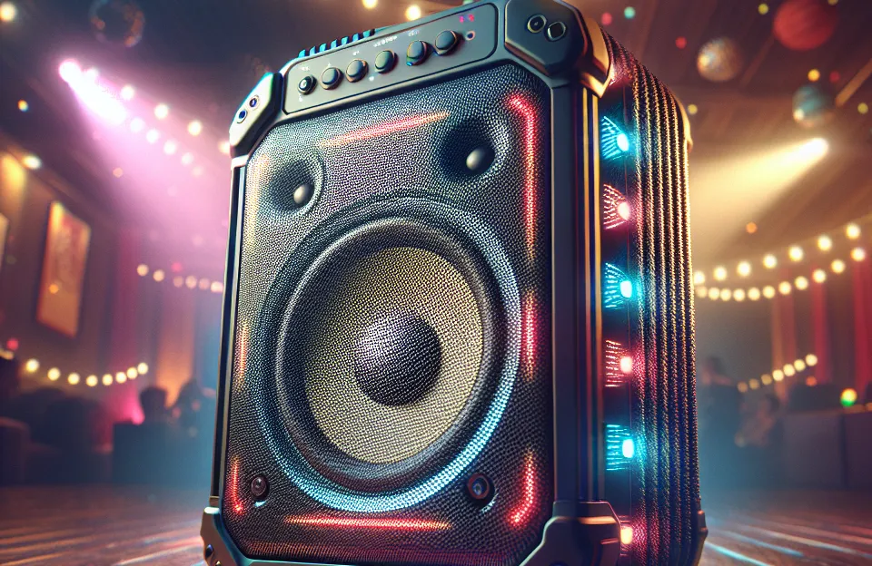 Caixa de Som Portátil Partybox 710: Potência, Luzes e Conectividade
