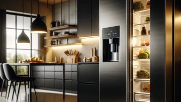 Geladeira Electrolux Top Freezer Frost Free Efficient Black Inox Look com Tecnologia Autosense (IF55B): Eficiência e Tecnologia em Sua Cozinha