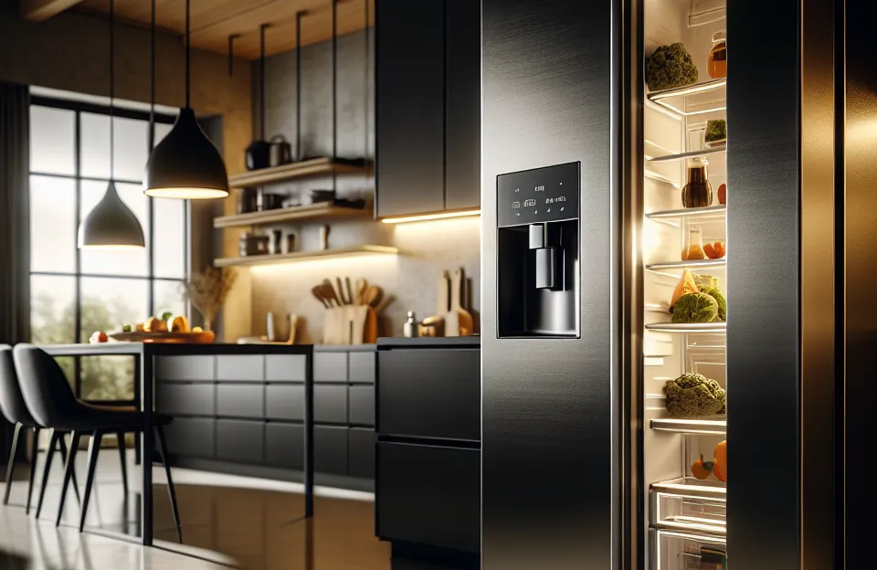 Geladeira Electrolux Top Freezer Frost Free Efficient Black Inox Look com Tecnologia Autosense (IF55B): Eficiência e Tecnologia em Sua Cozinha
