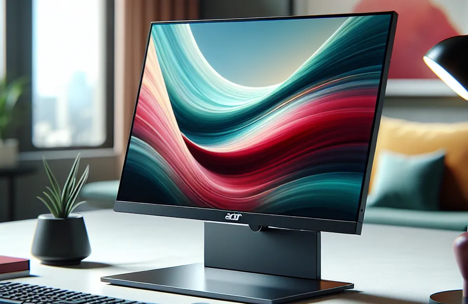 Monitor Acer Portátil Ultrafino PD193Q: Tela Dual LED IPS de 18.5” e Conectividade USB Tipo-C