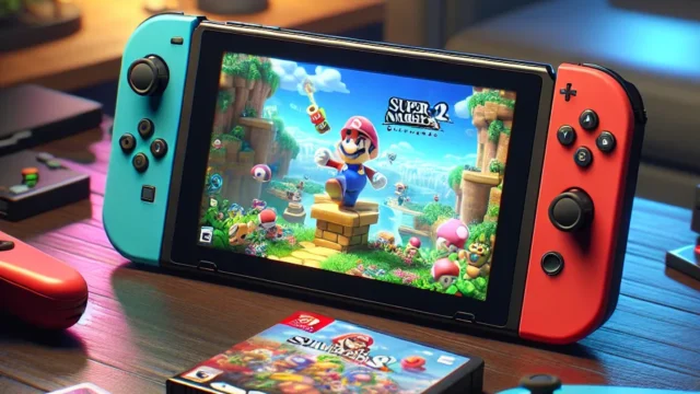 Nintendo Switch OLED + Super Mario Bros. Wonder + 12 Meses Online