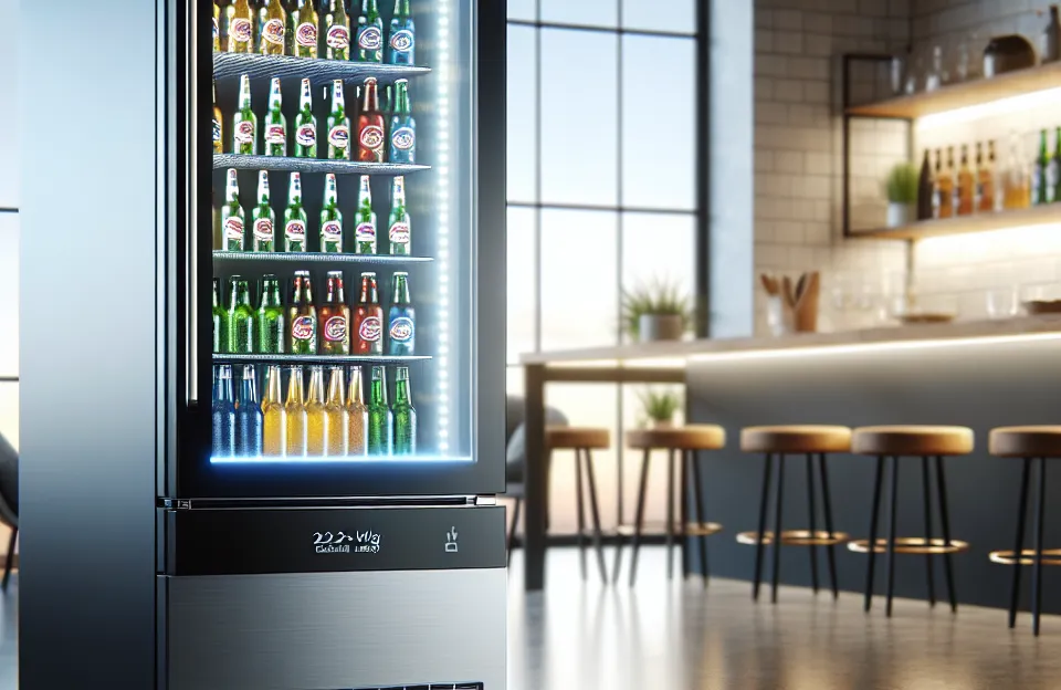 Cervejeira Expositor Vertical 220v Porta de Vidro 497 Litros Vn50ah Optima Adesivada - Metalfrio