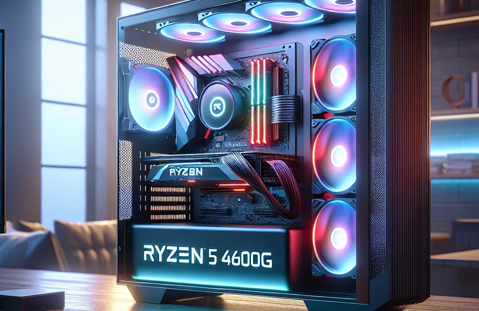 PC Gamer Ryzen 5 4600G com 16GB RAM e SSD 512GB